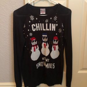“CHILLIN’ WITH MY SNOWMIES” Target Graphic Sweater